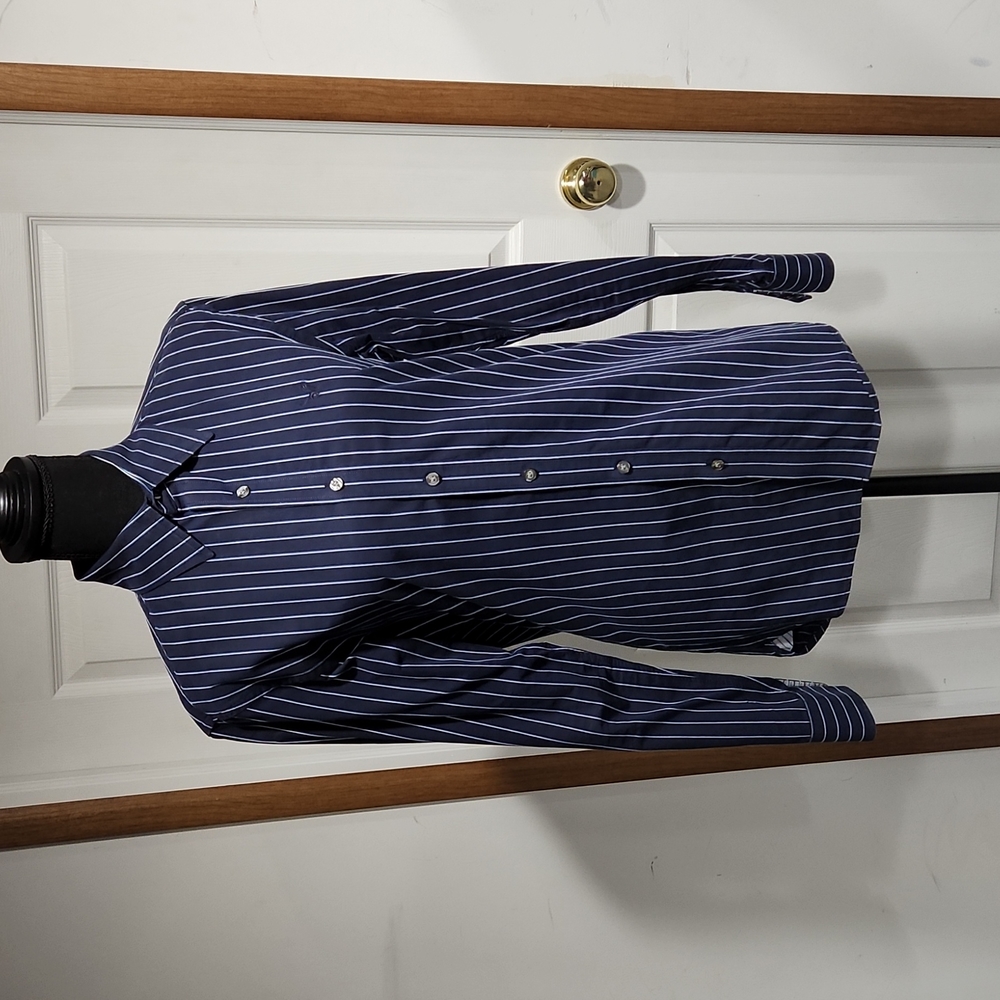 AE Men's Striped Dress Shirt